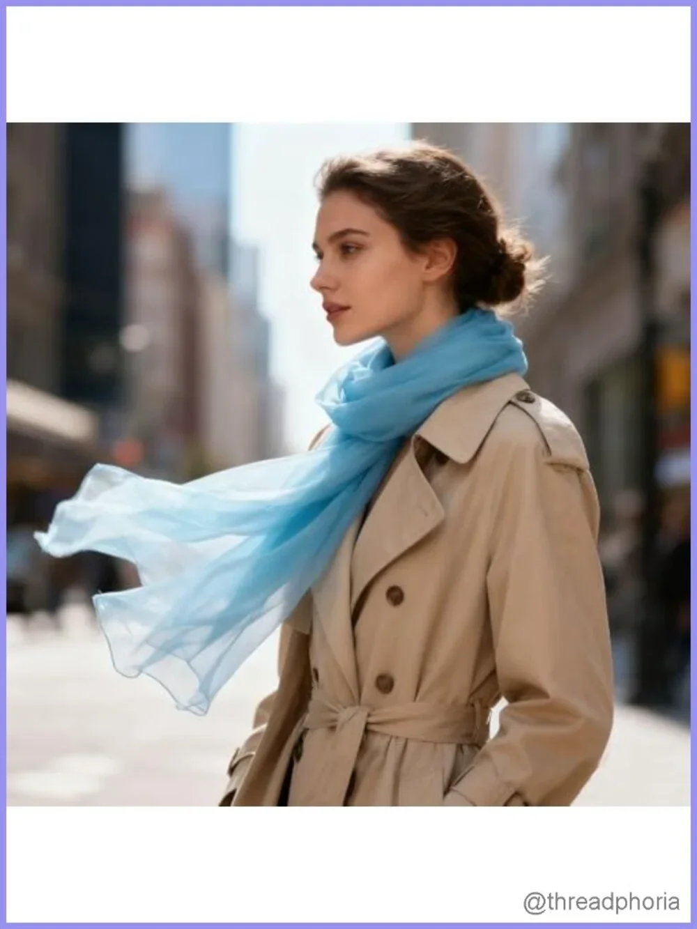 Silk Feeling Long Scarf Wrap Lightweight Shawl for Women Solid